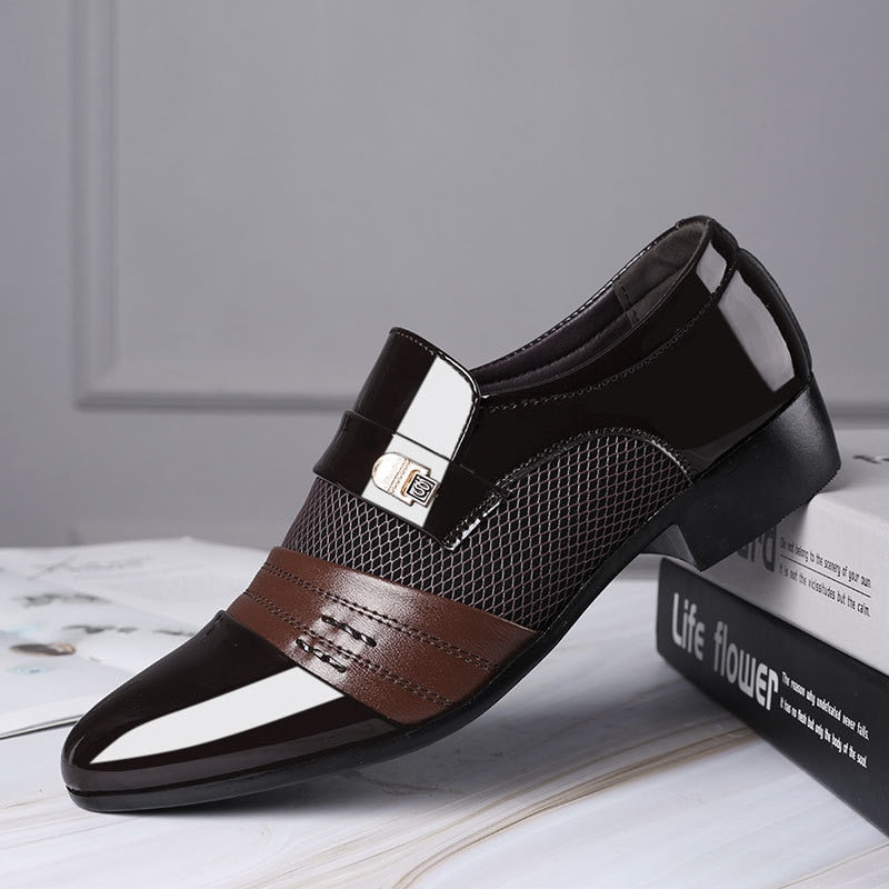 Sapato Masculino de Couro Envernizado Sampaio® S1091