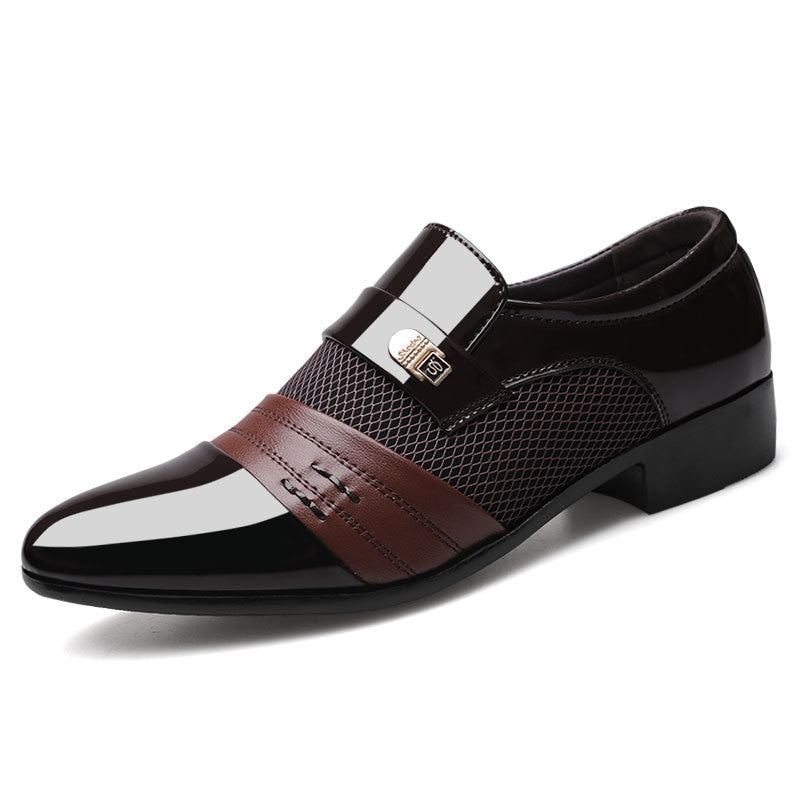 Sapato Masculino de Couro Envernizado Sampaio® S1091