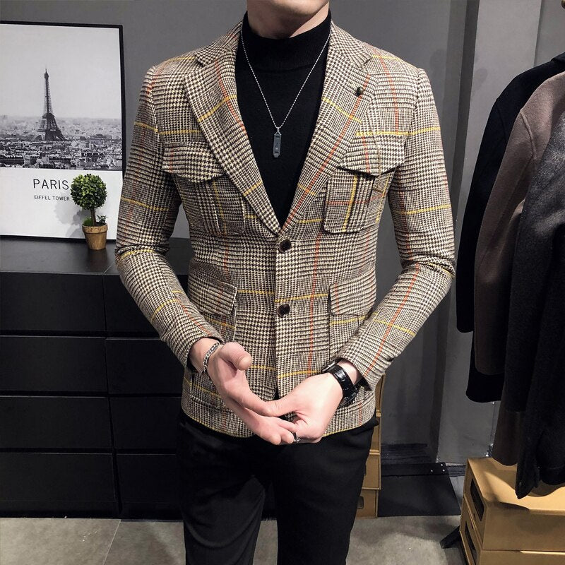 Blazer Jaqueta Slim Fit Masculino Sampaio® S1040