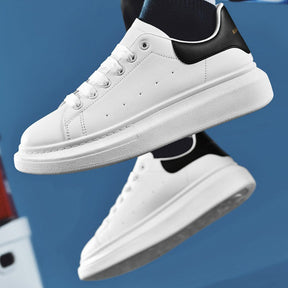 Tênis Masculino Casual de Couro