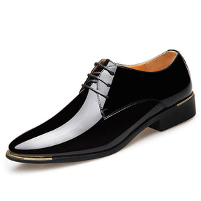 Sapato Masculino de Couro Envernizado