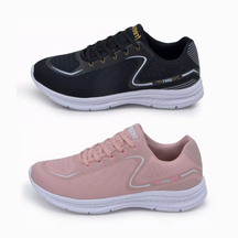 Kit 2 Tênis Ortopédico Feminino Para Caminhada Ultra Conforto