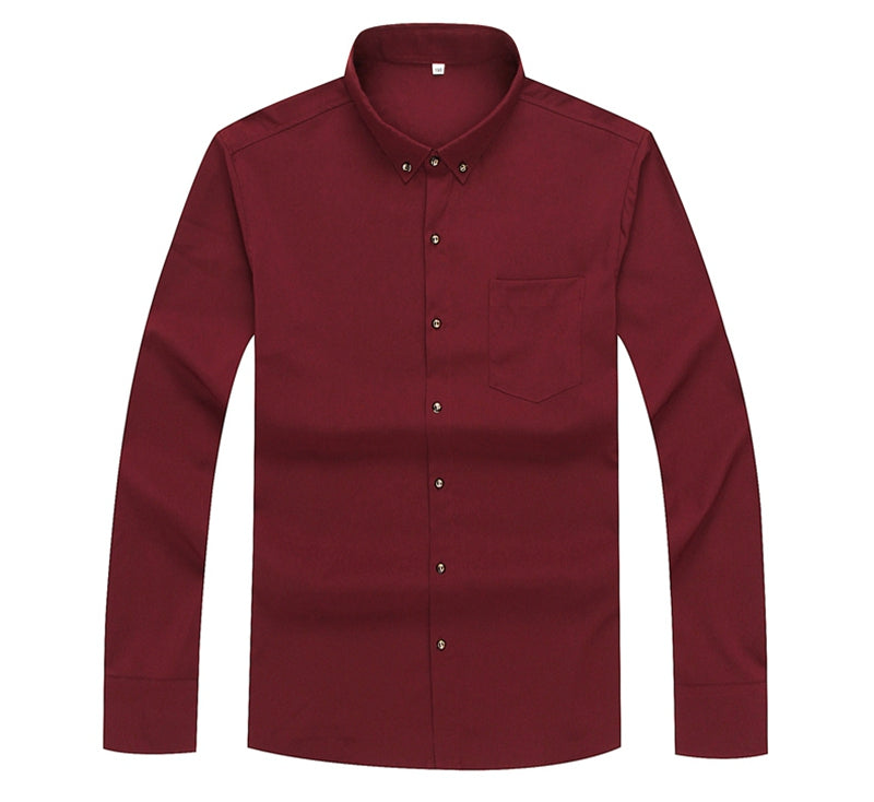 Camisa Social Manga Longa Masculina Plus Size