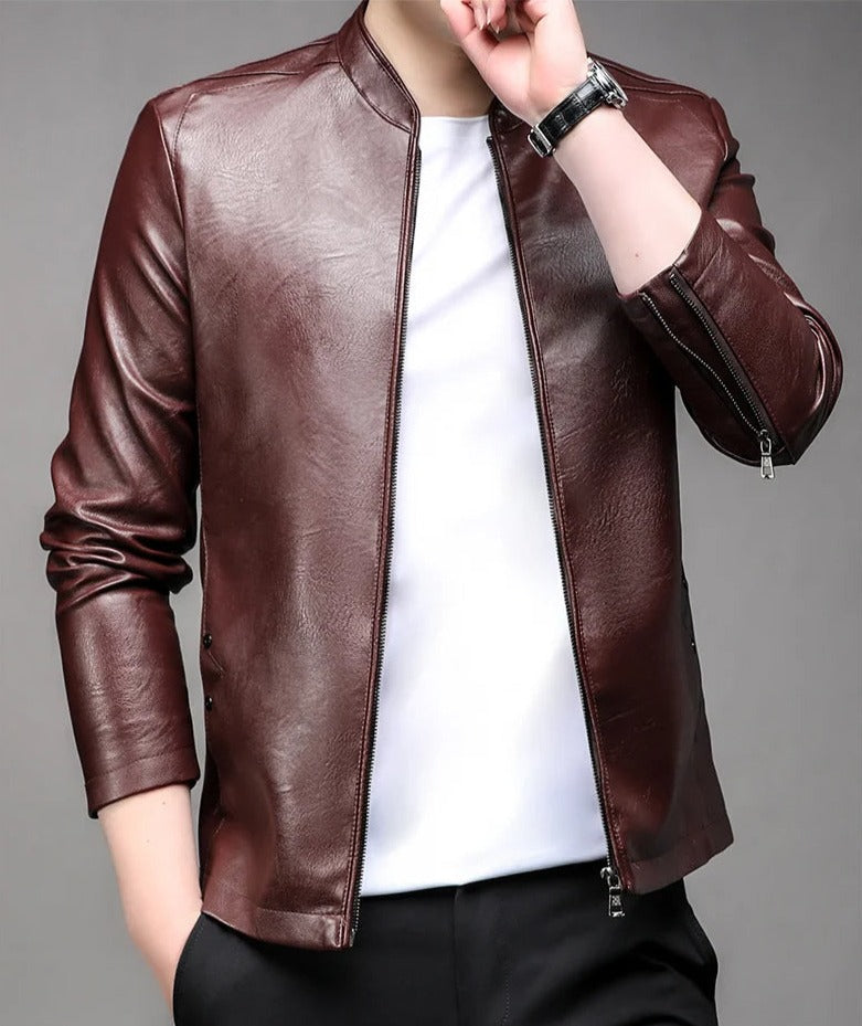 Jaqueta de Couro Masculina Sampaio® S1279