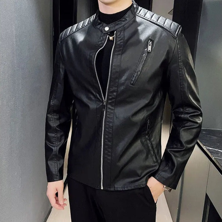 Jaqueta Masculina de Couro Sampaio® S1097