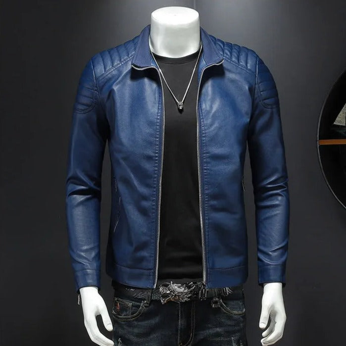 Jaqueta Masculina de Couro Sampaio® S1115