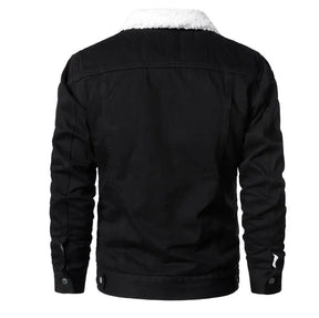 Jaqueta Jeans Interior de Lã Masculina Sampaio®