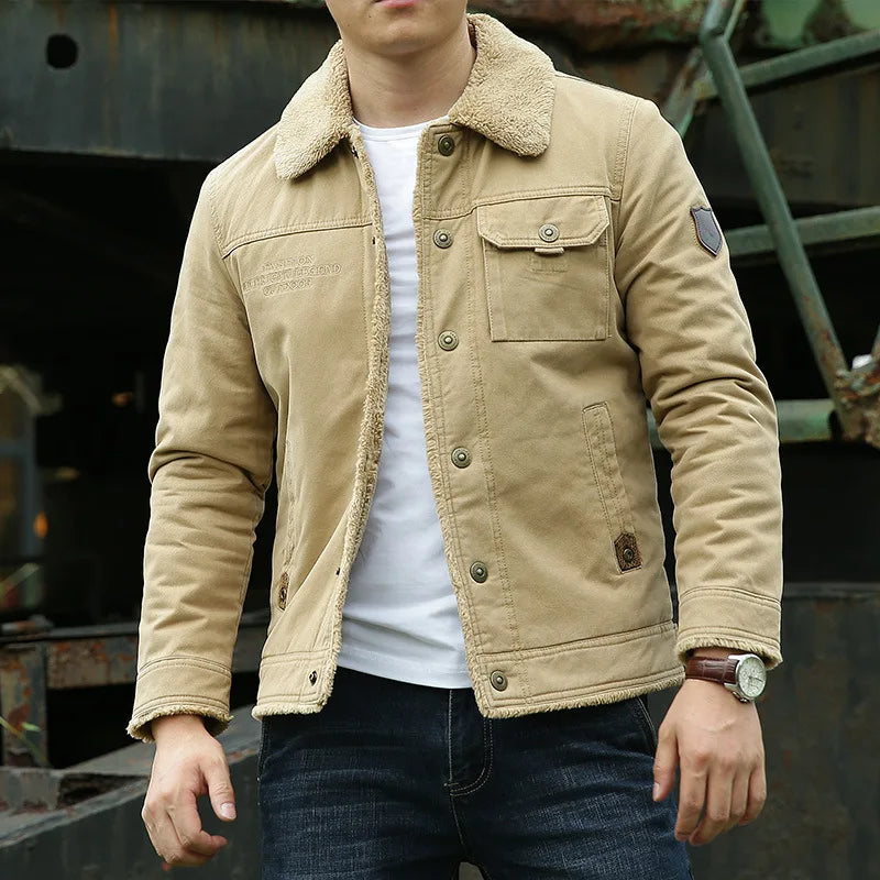 Jaqueta Militar Masculina Interior de Lã Sampaio®