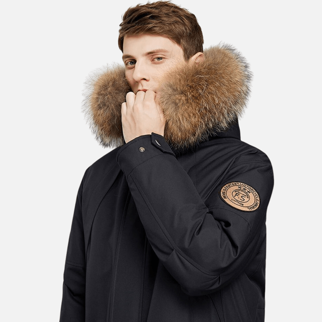 Jaqueta Masculina Longa Térmica Impermeável