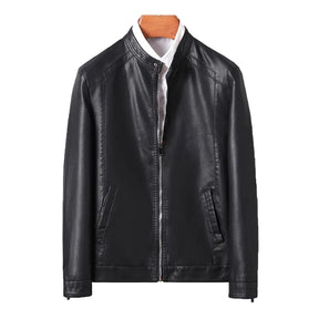 Jaqueta de Couro Casual Masculina Sampaio®