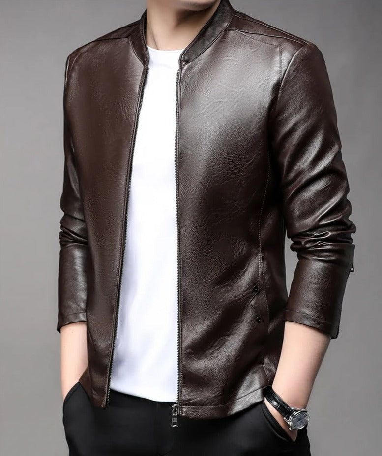 Jaqueta de Couro Masculina Sampaio® S1279