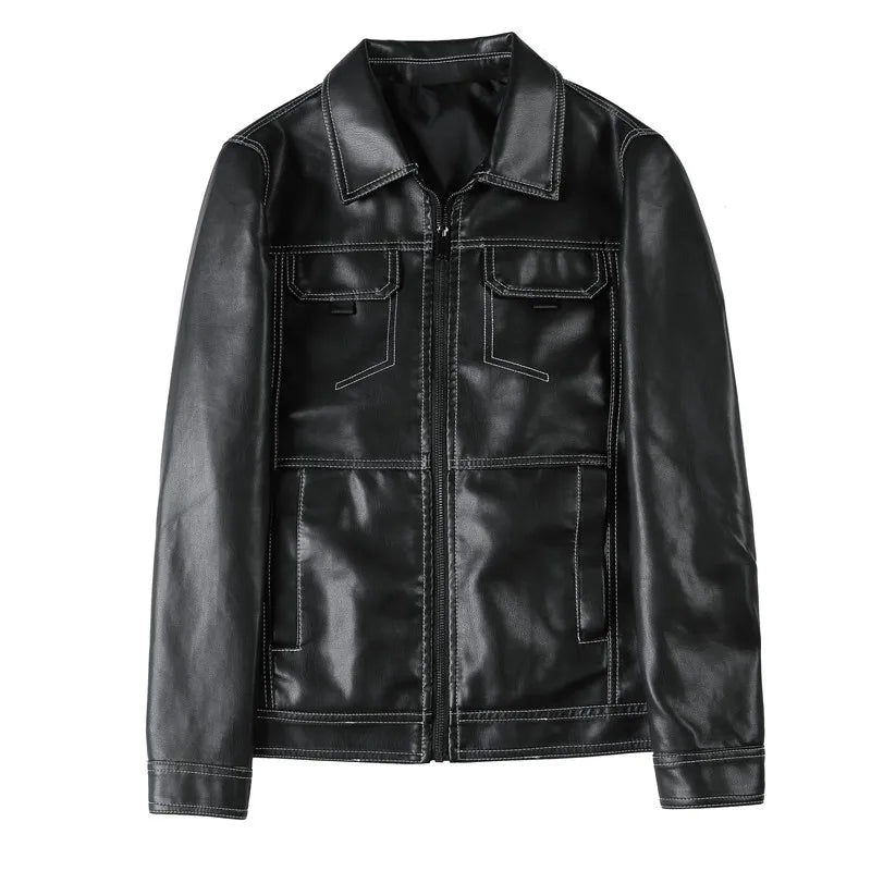 Jaqueta de Couro Masculina Sampaio® S1323
