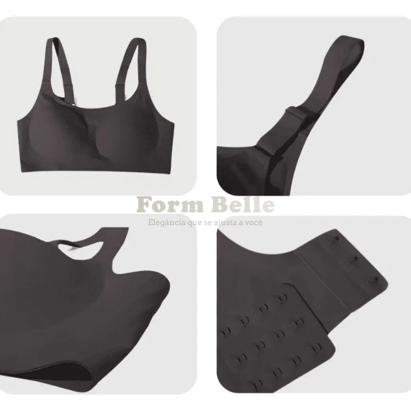 Sutiã Modelador Lux Comfort Sem Costura - Sustentação e Conforto [COMPRE 1 LEVE 2] + BRINDES