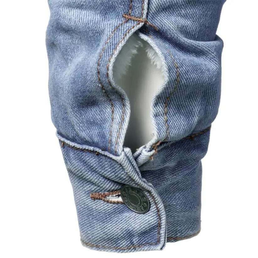 Jaqueta Jeans Interior de Lã Masculina Sampaio®
