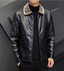 Jaqueta Masculina de Couro Sampaio® S1119