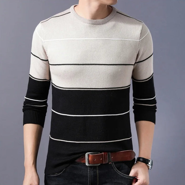 Suéter Masculino Listrado Sampaio® S1312