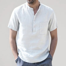 Camisa Masculina de Linho Sampaio® S1054