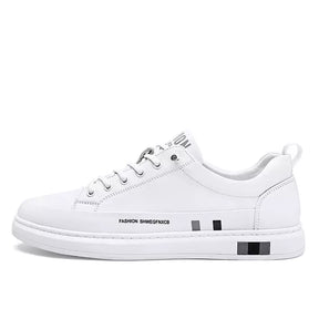Tênis Masculino de Couro Fashion
