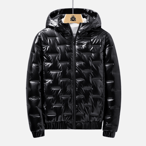 Casaco Masculino Preto Bolha Acolchoado