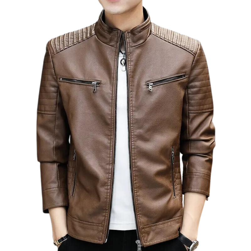Jaqueta de Couro Masculina Sampaio®