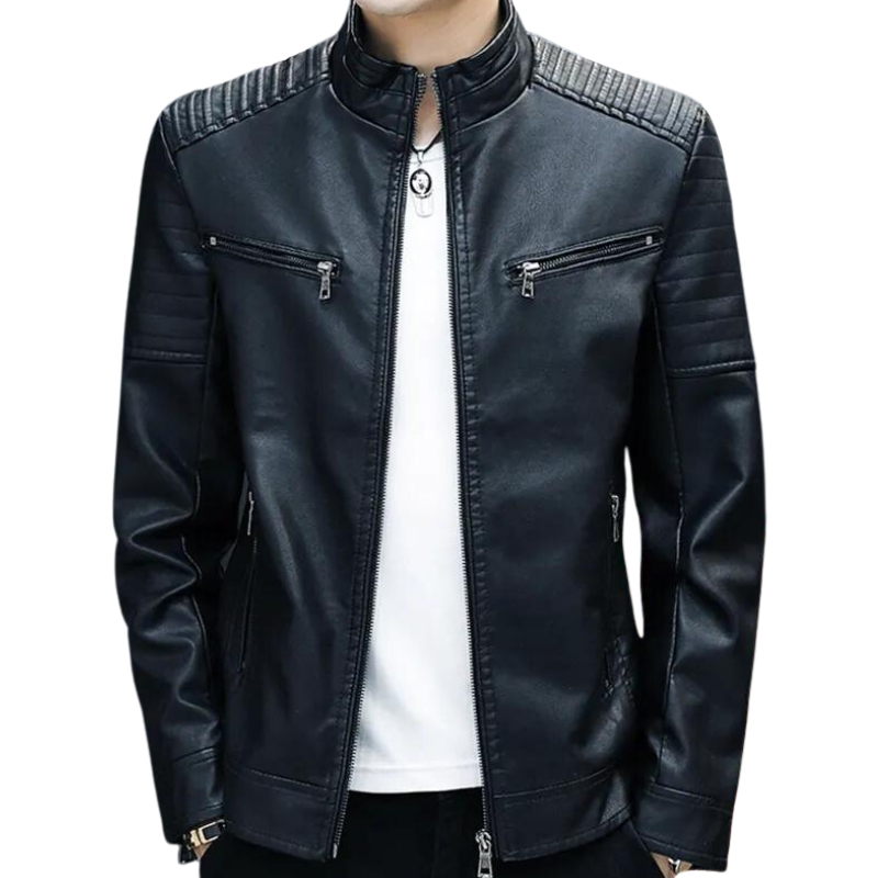Jaqueta de Couro Masculina Sampaio®