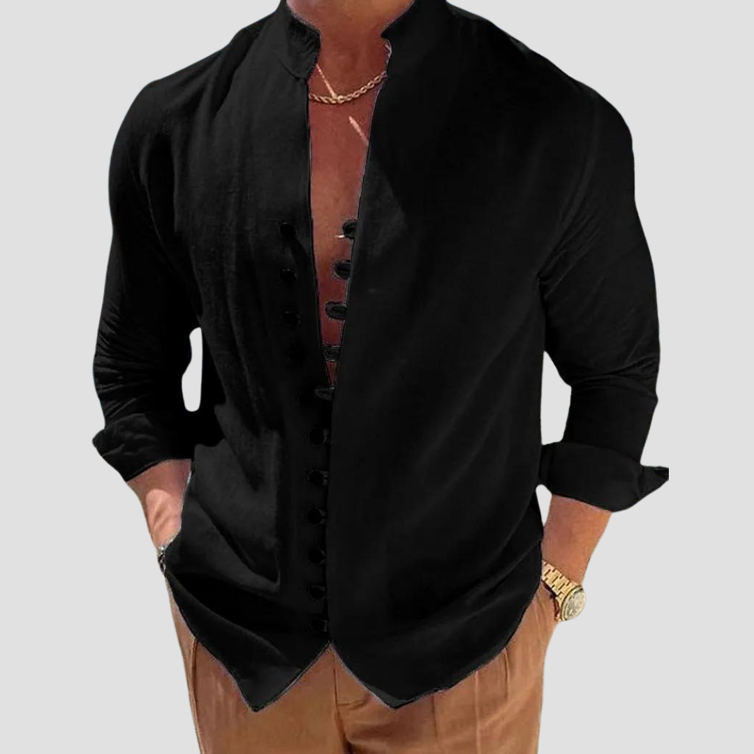 Camisa Masculina de Linho Sampaio® S1157