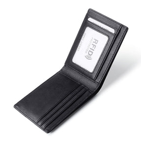 Carteira Masculina de Couro Antifurto Tecnologia RFID