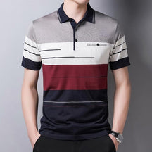 Camisa Polo Listrada Premium Masculina