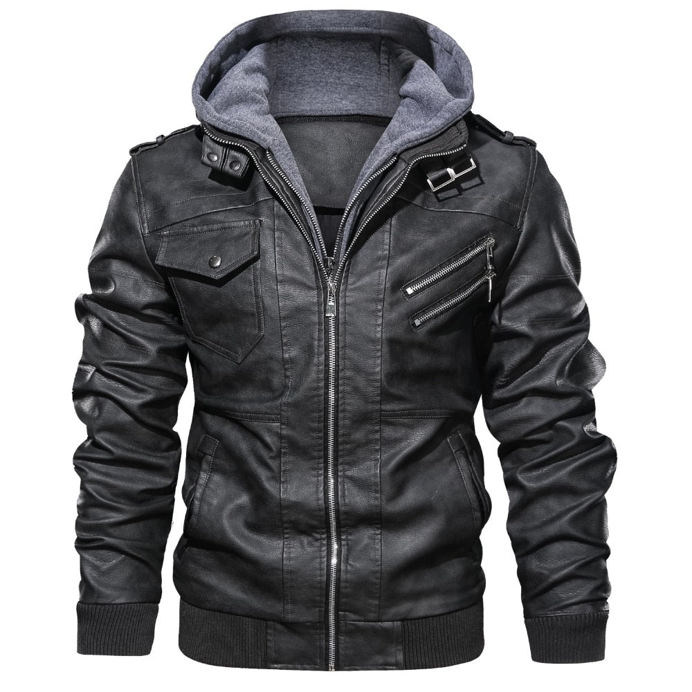 Jaqueta Masculina de Couro Original Sampaio®