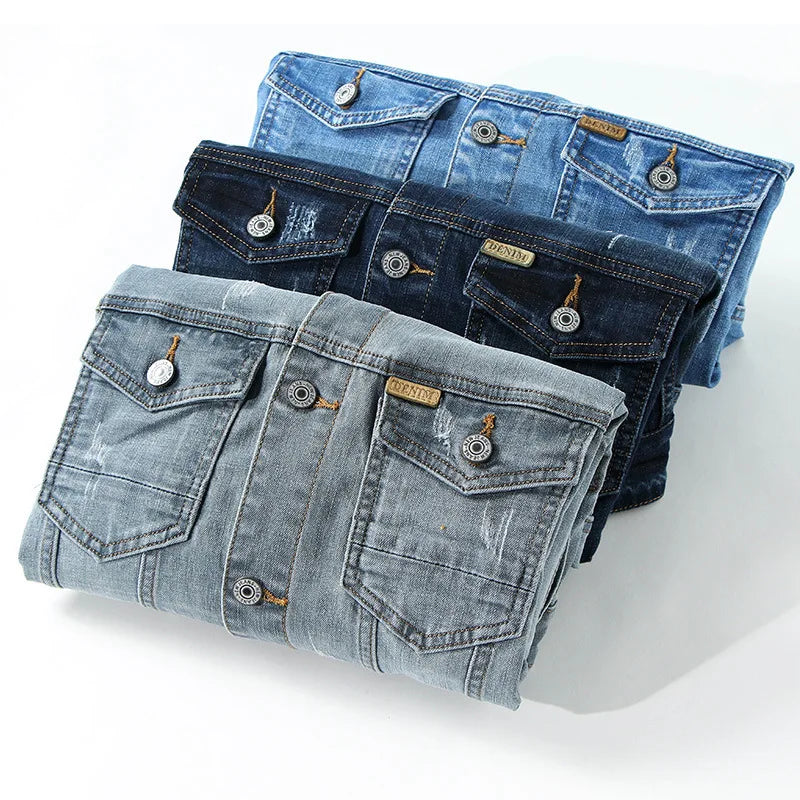 Jaqueta Jeans Denim Masculina Sampaio®