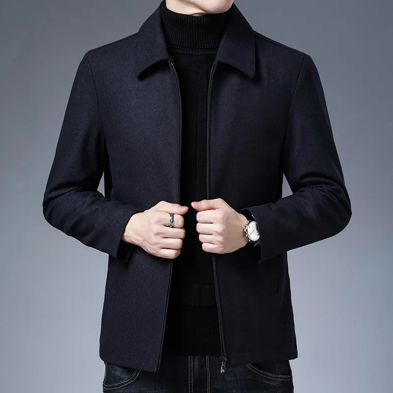 Casaco Gola Polo Masculino Fecho de Zíper Sampaio®