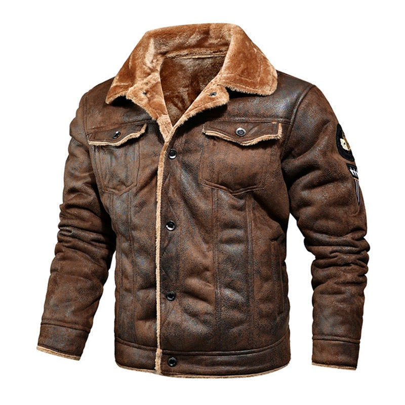 Jaqueta Masculina de Couro Sampaio Harbe®