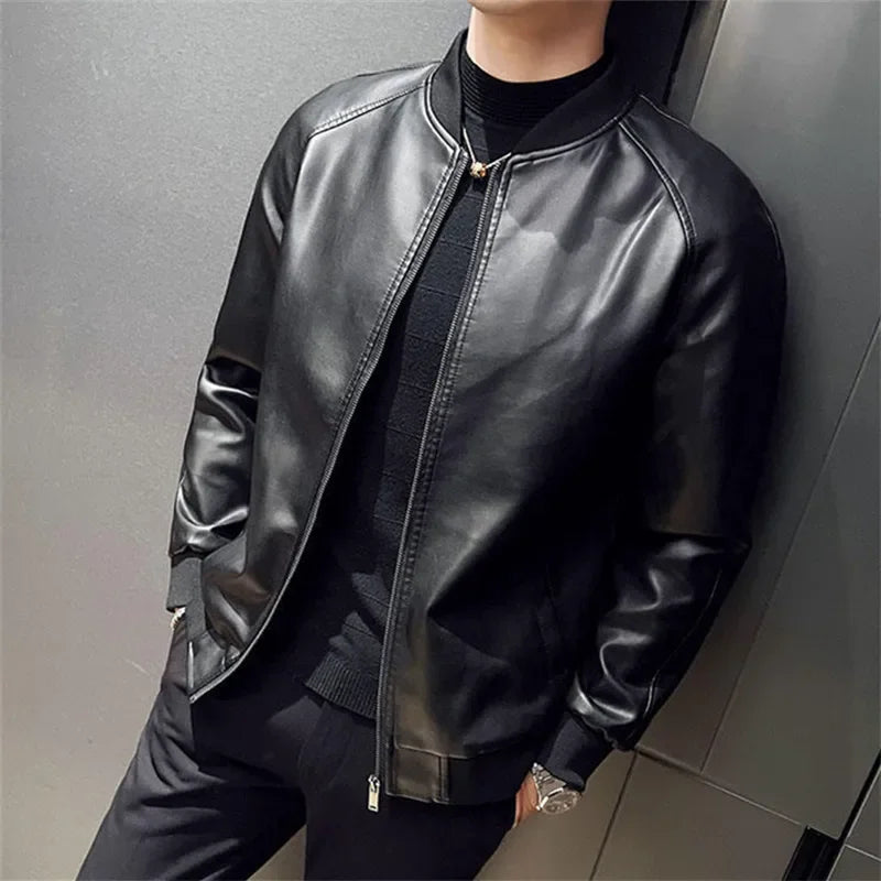 Jaqueta de Couro Masculina Sampaio® S1276