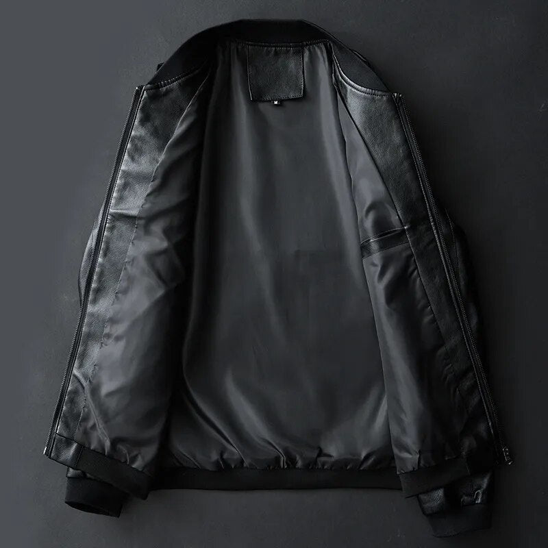Jaqueta Masculina de Couro Sampaio® S1103