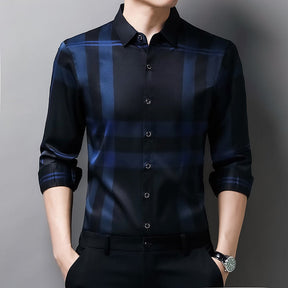 Camisa Masculina Manga Longa Xadrez Premium