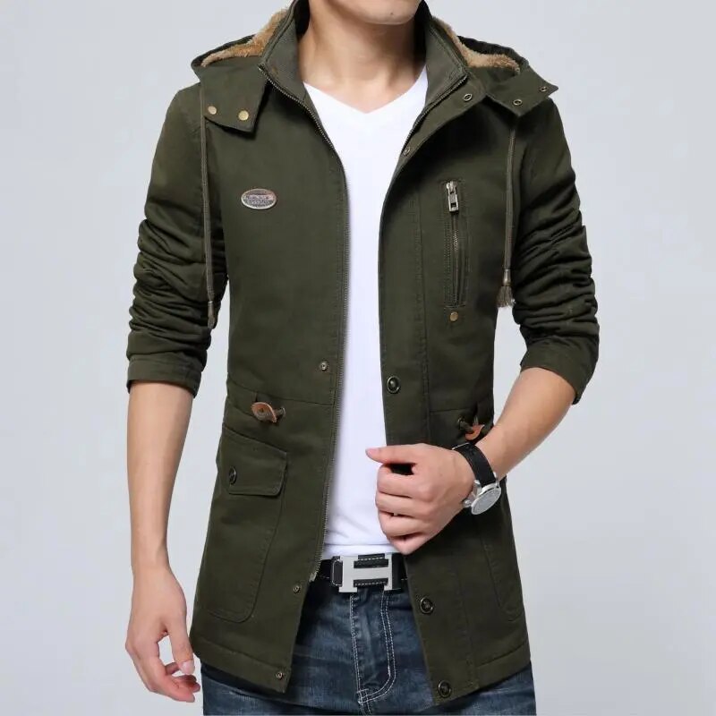 Jaqueta Casual com Capuz Masculina Sampaio®