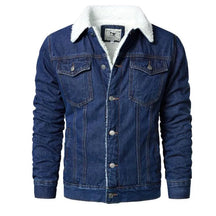 Jaqueta Jeans Interior de Lã Masculina Sampaio®