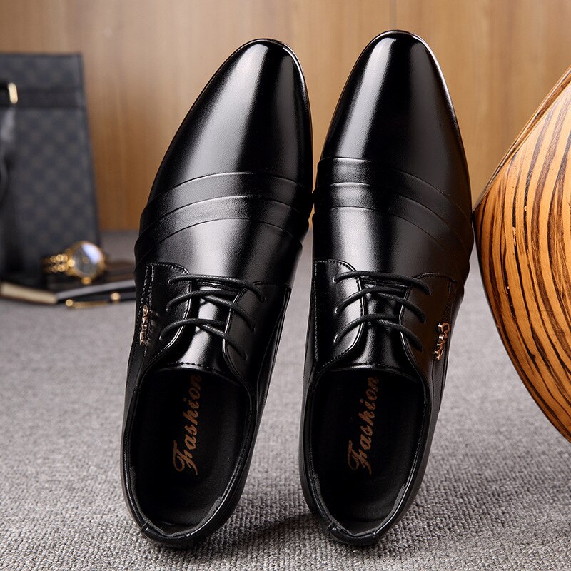 Sapato Social Preto Masculino Greta