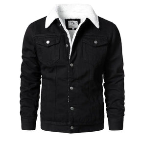 Jaqueta Jeans Interior de Lã Masculina Sampaio®