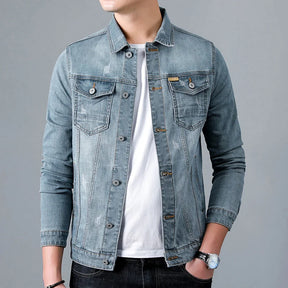 Jaqueta Jeans Denim Masculina Sampaio®
