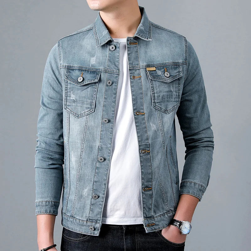 Jaqueta Jeans Denim Masculina Sampaio®