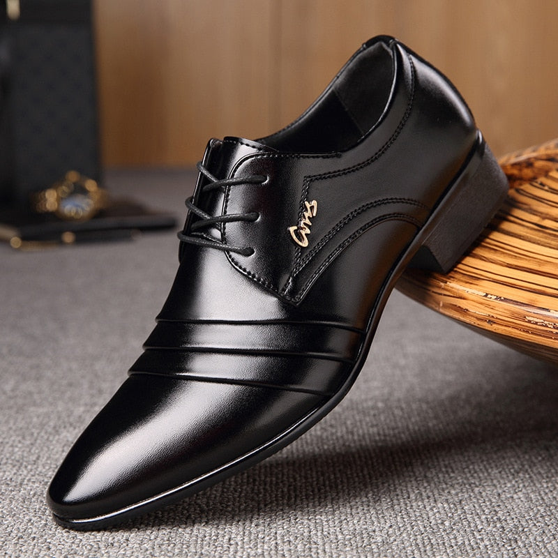 Sapato Social Preto Masculino Greta