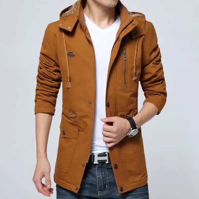 Jaqueta Casual com Capuz Masculina Sampaio®