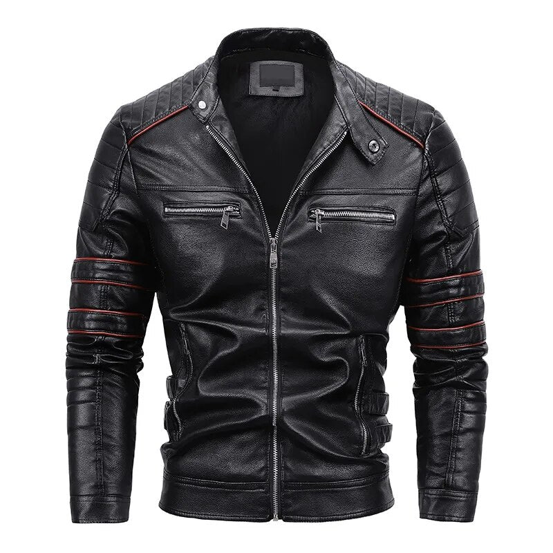 Jaqueta Masculina de Couro Sampaio® S1099