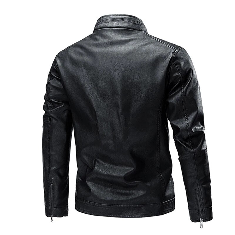 Jaqueta Masculina de Couro Sampaio® S1094