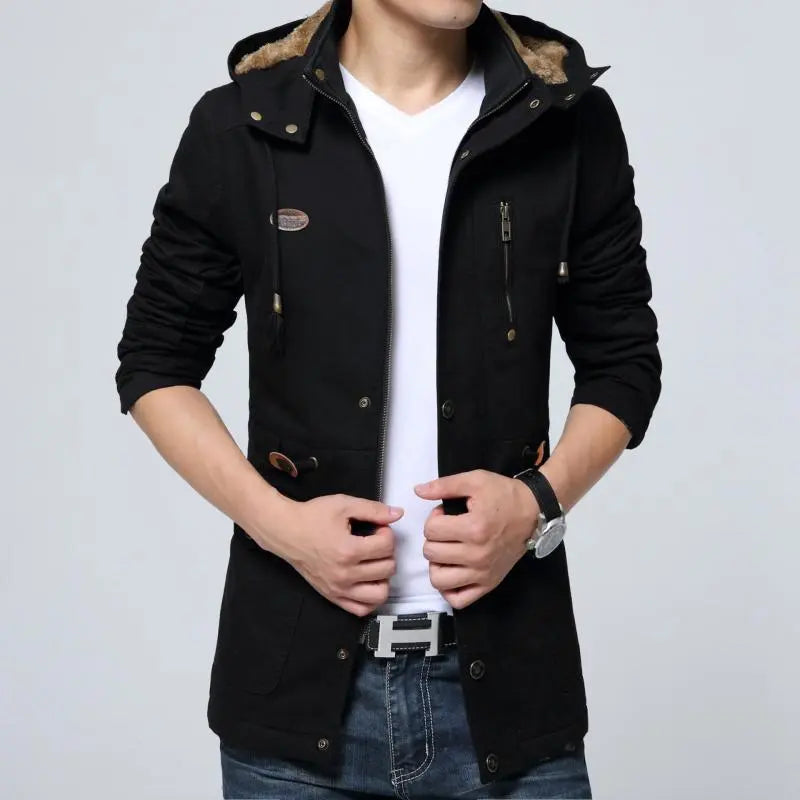 Jaqueta Casual com Capuz Masculina Sampaio®