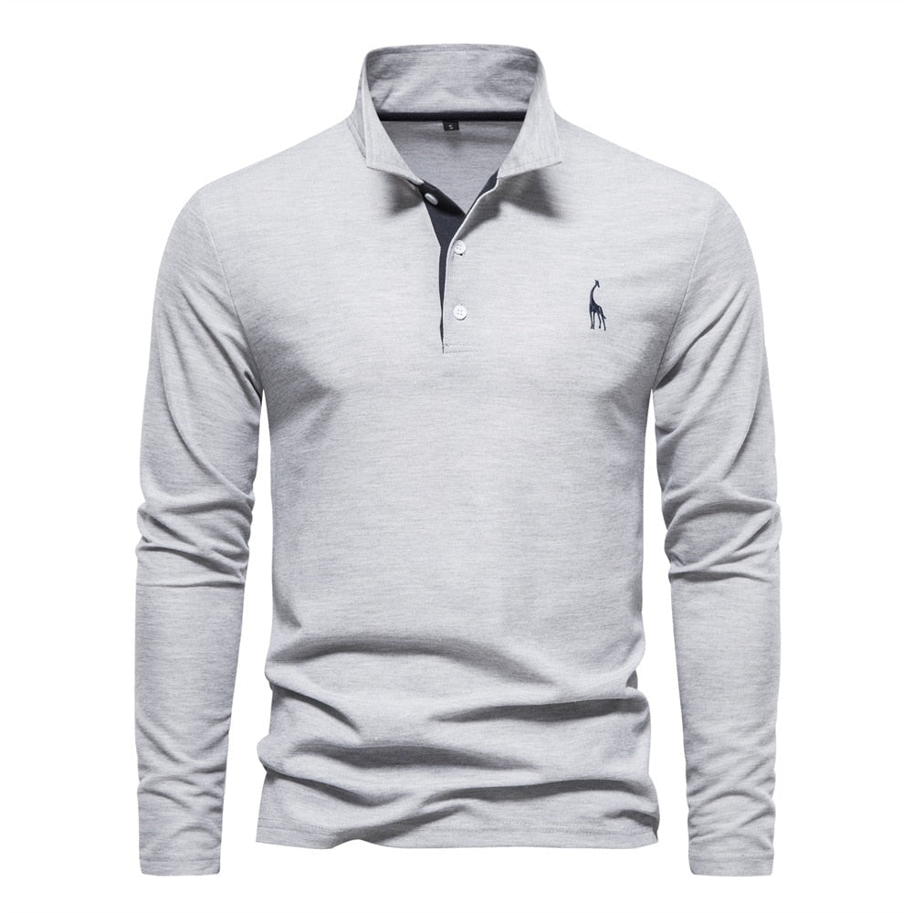 Camisa Polo Manga Longa Masculina Sampaio®