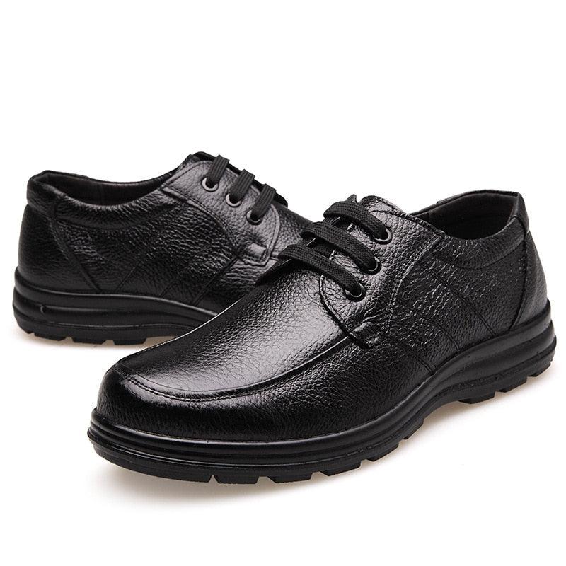 Sapato de Couro Slim Masculino