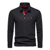 Camisa Polo Manga Longa Masculina Sampaio®