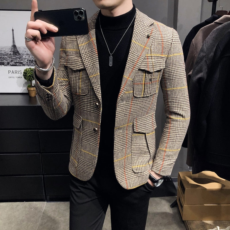 Blazer Jaqueta Slim Fit Masculino Sampaio® S1040